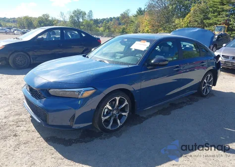 2026 Honda Civic Hybrid Sport/Sport Touring из США, поврежденный, VIN 2HGFE4F84TH312694